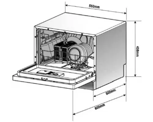 Посудомоечная машина KORTING KDF 2050 W белый