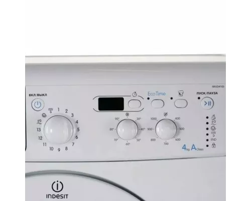 Стиральная машина Indesit EWUD 4105 BK CIS белый/черный