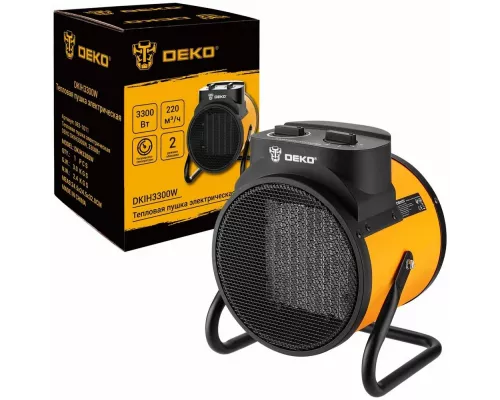 Тепловая пушка Deko DKIH3300W оранжевый