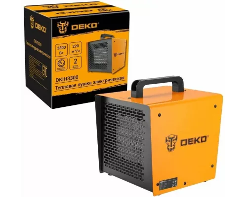 Тепловая пушка Deko DKIH3300W оранжевый