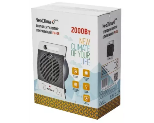 Тепловентилятор NeoClima FH-05 белый/серый