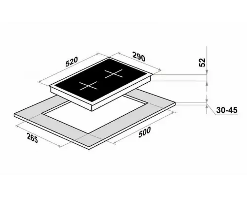 Варочная поверхность MACBI GK-CD303010E