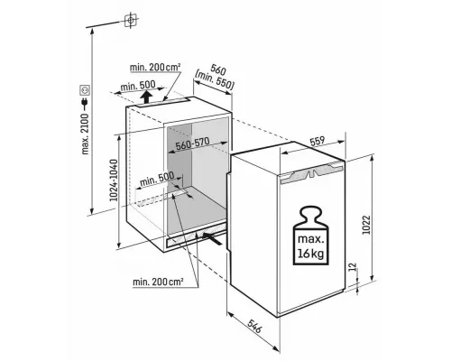 Встраиваемый холодильник Liebherr IRE 4020-20 001
