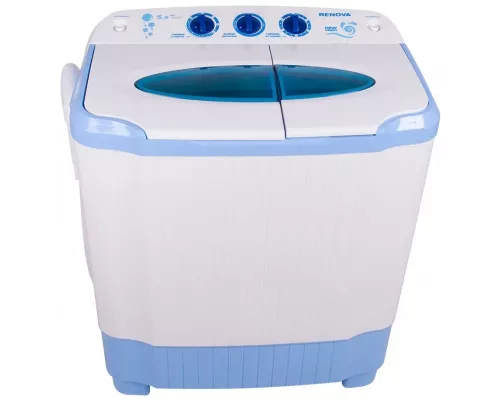 Активаторная стиральная машина RENOVA WS-50PET белый/синий
