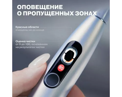 Электрическая зубная щетка Oclean X Pro Digital Y2076 серебристый