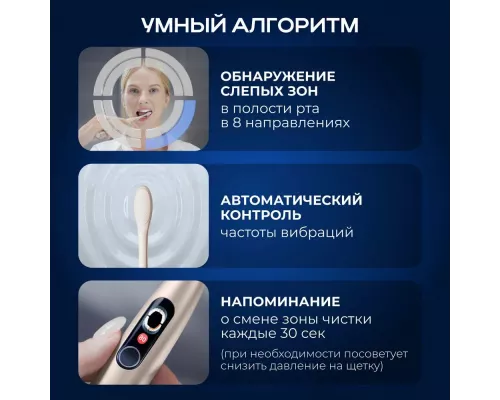 Электрическая зубная щетка Oclean X Pro Digital Y2076 золотистый