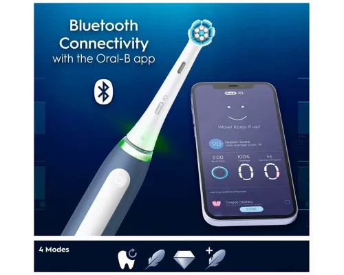 Электрическая зубная щетка Oral-B IO4 MY WAY OCEAN BLUE+EXTRA BRUSH