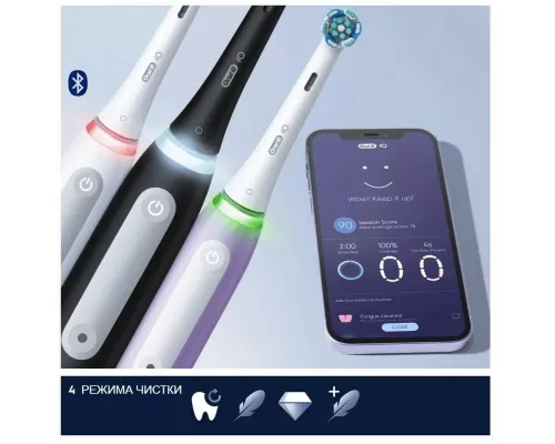 Электрическая зубная щетка Oral-B IO4 WHITE + TRAVEL CASE