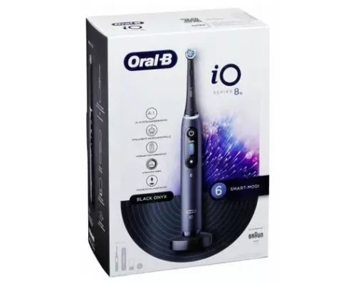 Электрическая зубная щетка Oral-B IO8 BLACK