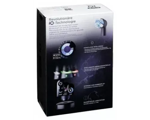 Электрическая зубная щетка Oral-B IO8 BLACK