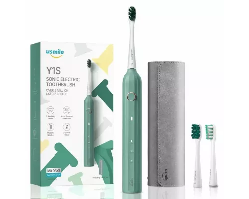 Электрическая зубная щетка USMILE Y1S GREEN 80030107