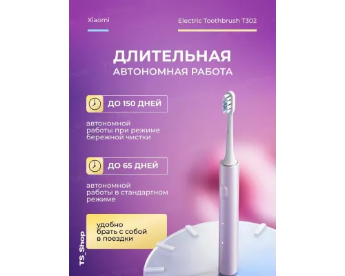 Электрическая зубная щетка XIAOMI BHR7595GL T302 SILVER GRAY
