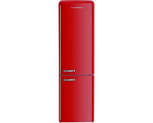 Холодильник MAUNFELD MFF186NFRR красный