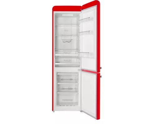Холодильник MAUNFELD MFF186NFRR красный