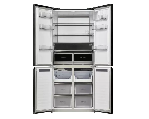 Холодильник MAUNFELD MFF190NFDB черный