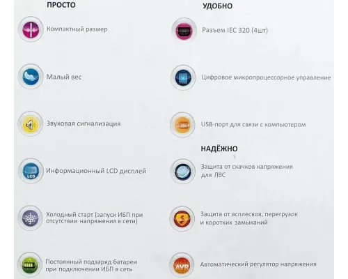 ИБП IPPON Back Power Pro II 600