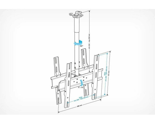 Кронштейн HOLDER PR-102-B