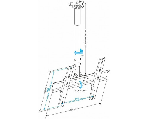 Кронштейн Holder PR-101-B