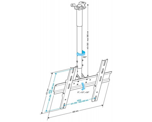 Кронштейн Holder PR-101-B