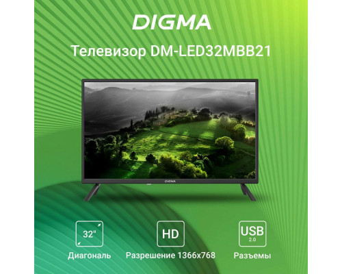 Телевизор DIGMA DM-LED40SBB36 FHD Smart