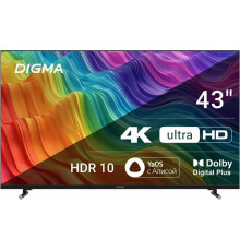 Телевизор DIGMA DM-LED43UBB33 4K Smart черный