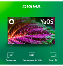 Телевизор DIGMA DM-LED55UBB33 черный