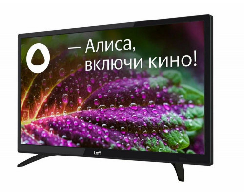 Телевизор LEFF 24F560T FHD Smart черный