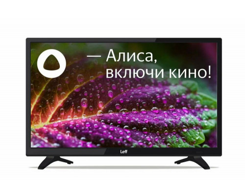 Телевизор LEFF 24F560T FHD Smart черный