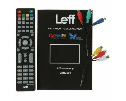 Телевизор LEFF 24H250T HD черный