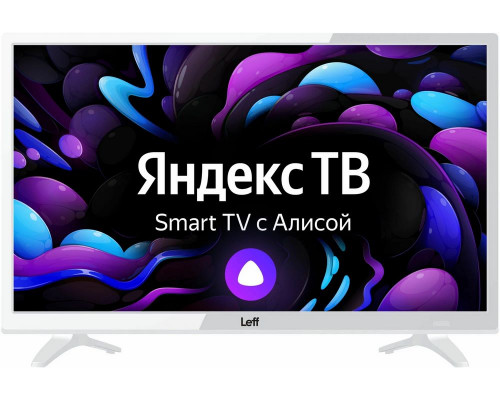 Телевизор LEFF 24H541T FullHD Smart белый