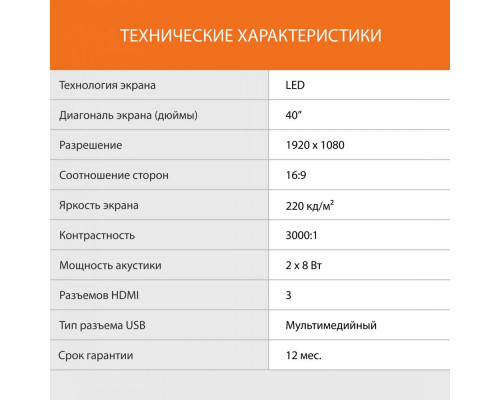 Телевизор SunWind SUN-LED40XB201