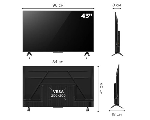 Телевизор TCL 50V6B 4K Smart (Google)