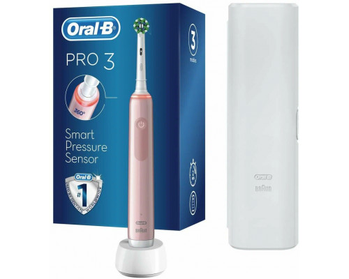 Электрическая зубная щетка Oral-B Pro 3/D505.513.3X розовый