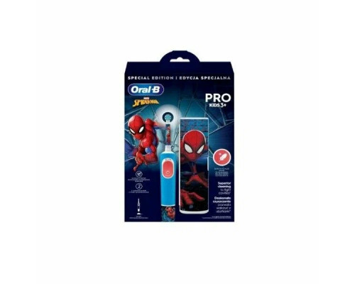 Электрическая зубная щетка ORAL-B VITALITY D103 SPIDERMAN + CASE 