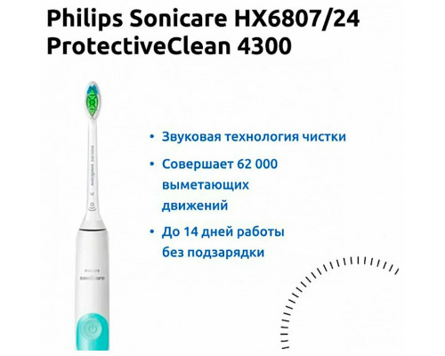 Электрическая зубная щетка PHILIPS SONICARE HX6807/24