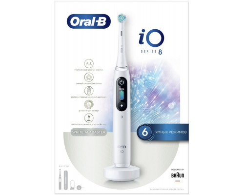 Электрическая зубная щетка ORAL-B IO8 BLACK