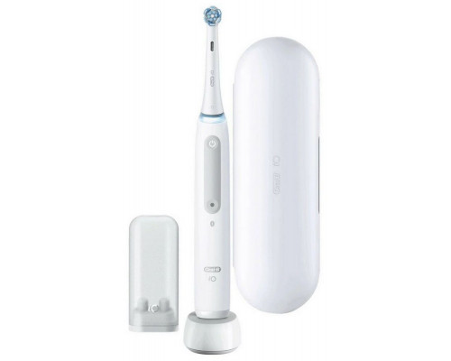 Электрическая зубная щетка ORAL-B IO4 WHITE + TRAVEL CASE