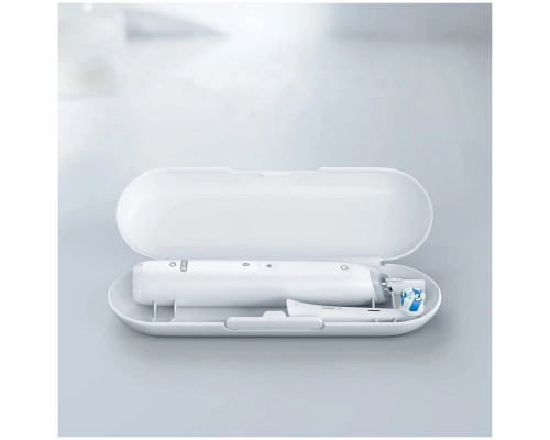 Электрическая зубная щетка ORAL-B IO4 WHITE + TRAVEL CASE