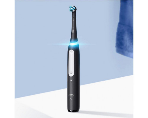 Электрическая зубная щетка ORAL-B IO4 DUO MATT BLACK+QUITE WHITE