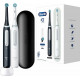 Электрическая зубная щетка ORAL-B IO4 DUO MATT BLACK+QUITE WHITE