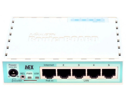 Роутер MikroTik RB750Gr3 hEX