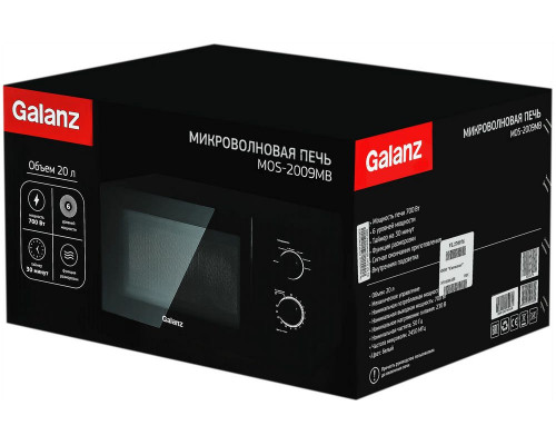 Микроволновая печь Galanz MOS-2009MB Микроволновая печь Galanz MOS-2009MB