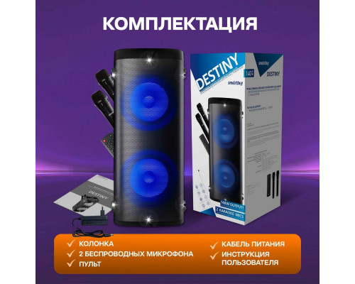 Портативная колонка 2.0 Smartbuy DESTINY SBS-5700