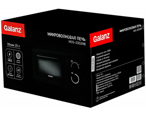 Микроволновая печь Galanz MOS-2002MB Микроволновая печь Galanz MOS-2002MB