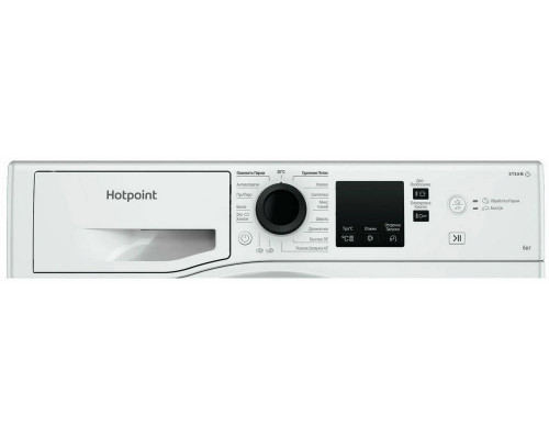 Стиральная машина HOTPOINT NSS 6015 KV RU белый/черный