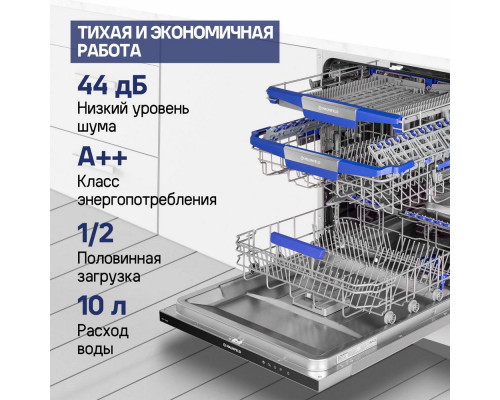 Встраиваемая посудомоечная машина 60см MAUNFELD MLP-12IMR