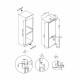 Встраиваемый холодильник Maunfeld MBF193SLFWGR