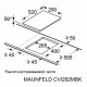 Варочная поверхность MAUNFELD CVI292MBK2 черный