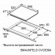 Поверхность стеклокерамическая Maunfeld CVCE594PBK