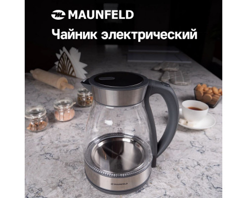 Чайник Maunfeld MFK-634G.SP стекло прозрачное